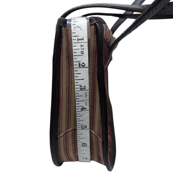 Brighton Fabric Floral / Leaf Pattern Purse - Picture 11 of 16